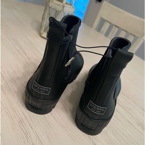 Sperry Walker rain boot - black size 8 1/2 new with tags